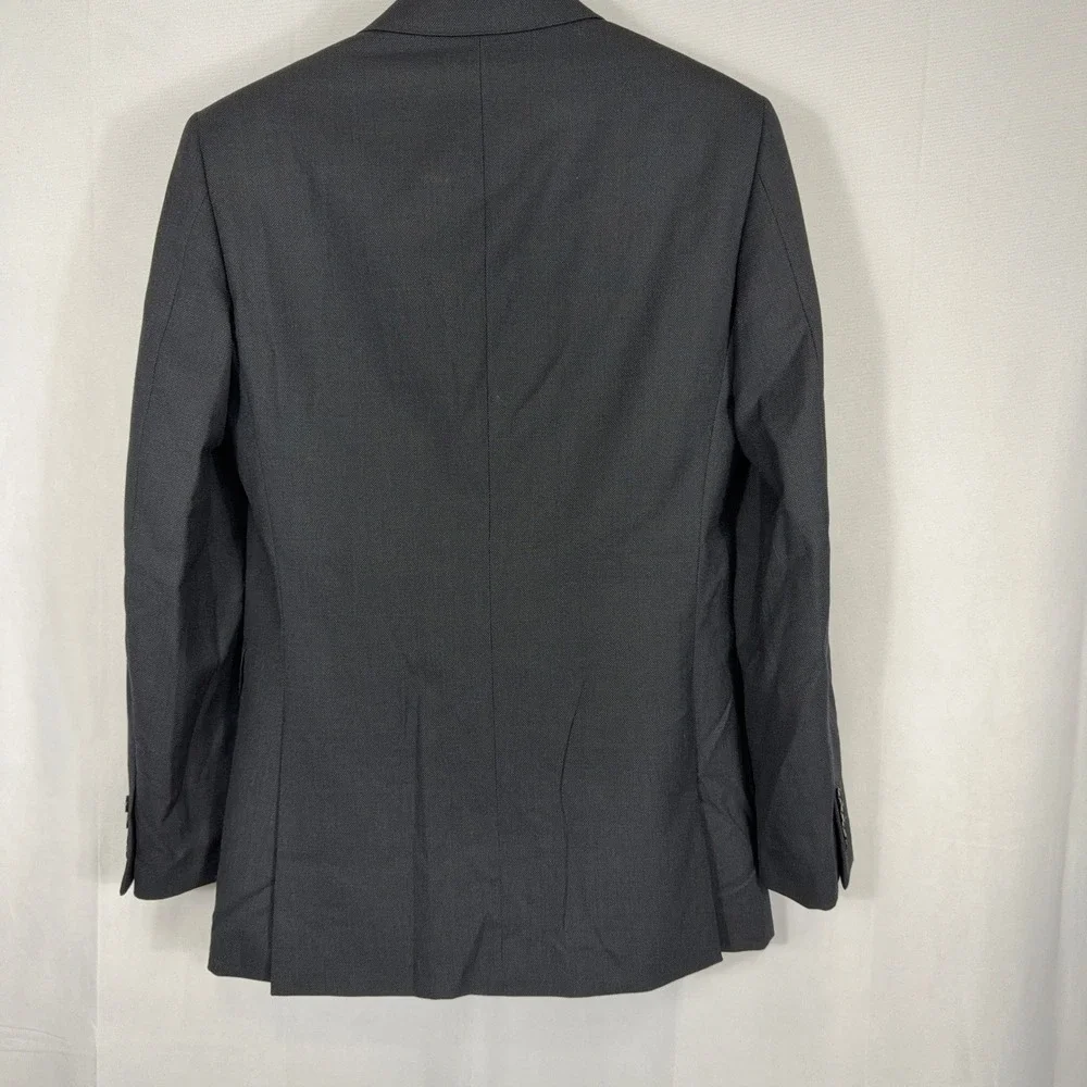 Charles Tyrwhitt Blazer Slim Fit‎ Super 120s Wool Half Canvas Grey Mens 38L